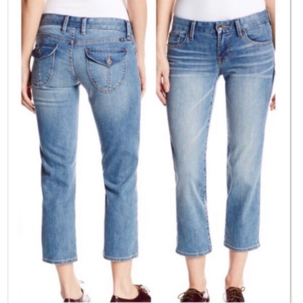 🌻 Lucky Brand | Sweet Jean Crop Blue Denim Jeans